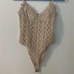 Pretty crochet bodysuit!